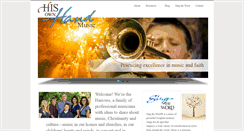 Desktop Screenshot of hisownhandmusic.com